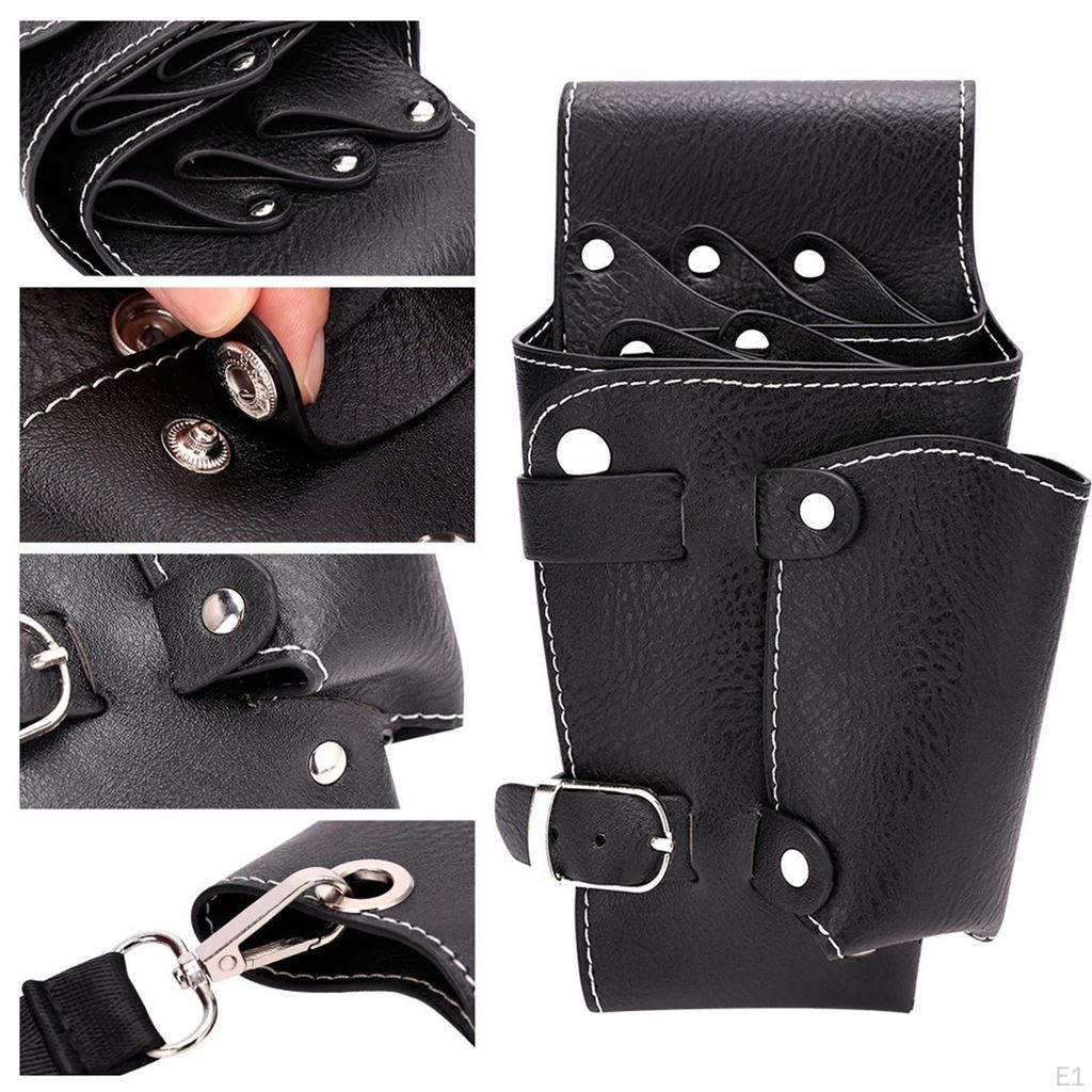 Hairdresser Bag Scissor Multiple Pocket Portable Hairdressing Waist Holder Case