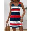 Abiti casual da donna con fantasia floreale estivi adatti per uscire Vacanze hawaiane Stile bohémien Abito Y2k Abbigliamento da donna Top