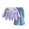 Kids Casual Long-Sleeve Set, Comfortable Daily Wear Outfits