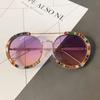 Zircon Oversized Diamond Sunglasses Luxury Round Rhinestones Sun Glasses Women Clear Eyeglasses Shades For Women  Feminino