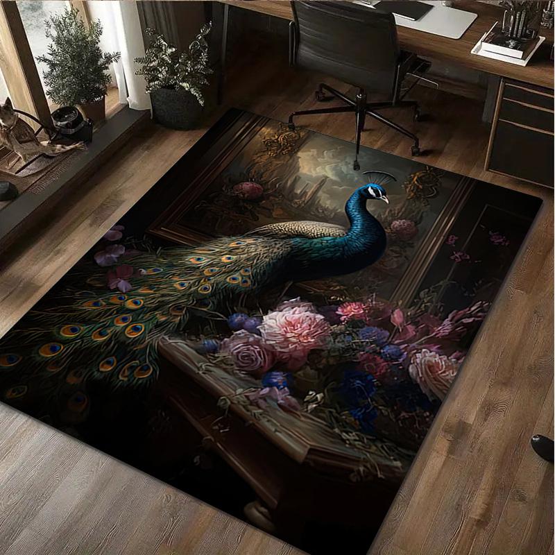 Flowers Animal Rug Home Carpet Office Decorative Carpet For Living Room Bedroom Door Mat Floor Carpet Computer Chair Area Rug