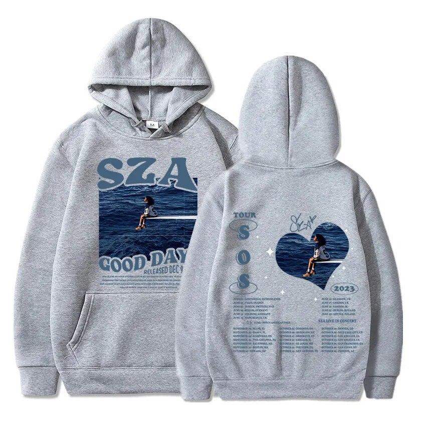Sza Sos Good Days Printed Hoodies Men Woman Hoodie Setwear