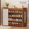 Bamboo Shoe Rack: Multi-Layer Dustproof Cabinet for Compact Home Storage