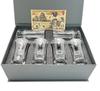 BA BON APPETIT Shot Glass Set (4 X 35ml and 2 X 70ml) - Perfect for Cocktails, Whiskey, and Chilled Drinks. Thick-Bottomed and High-Quality Box.