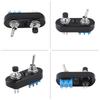 Aluminum Alloy Universal Motorcycle Handle Handlebar Grip Switch Headlight Horn On Off Black