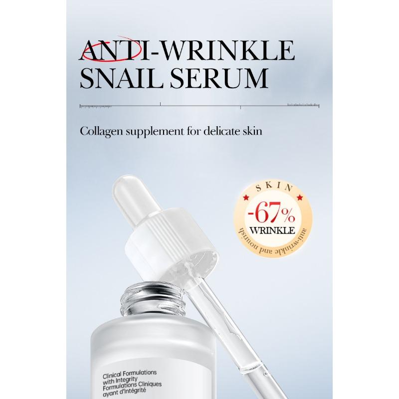 Snail Essence Brightening Double Essence Facial Tightening Whitening Moisturizing Repair Improving Dark Yellow