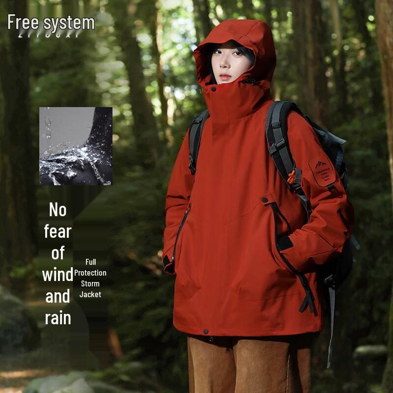 Unisex Outdoor Windproof Waterproof Trekking Jacket