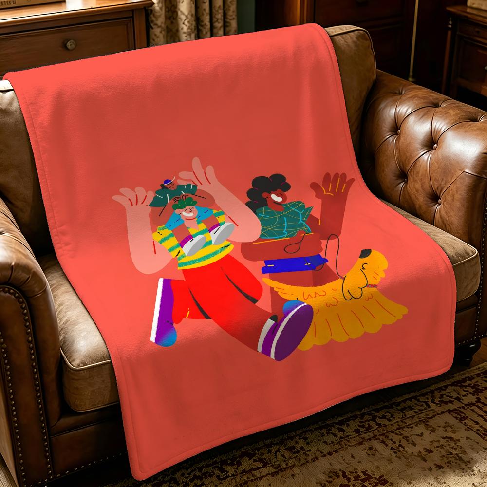 artist P-Peve Azevedo-o Throw Thick Comfort Flannel Quilt, Multi-scene Use Indoor Outdoor Daily Nap