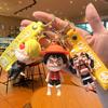 Perfect New Cartoon One Piece Key Chain Luffy Zoro Nami Usopp Chopper Robin Franky Brook Jinbe Children's Student Model Doll Bag Pendant