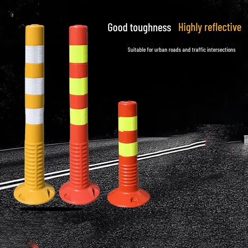 73CM Reflective Soft Plastic Traffic Warning Post