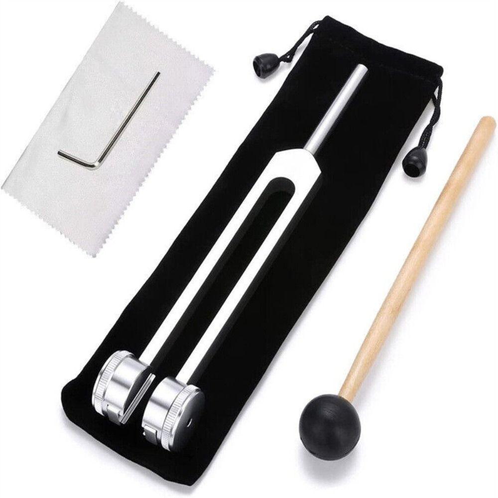 

Adjustable 128 Hz Tuning Fork Set Aluminum Ear Cleaner and Vibration Tool Diagnostic Tool срібний