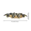 Sculptural Decorative Bowl with Enamel Finish Multifunctional Aluminum Fruit
