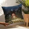 Horror Games CChooChoo Charles Pillow Case Linen Cushion Covers For Decorative Sofa Home Pillows Case Car Chair Pillows Cases