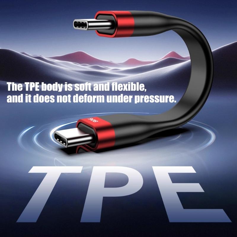Schnelles USB4 Typ-C-Kabel 240W Power Delivery 5 Kompatibel Mehrere Geräte Laden Datensynchronisationen