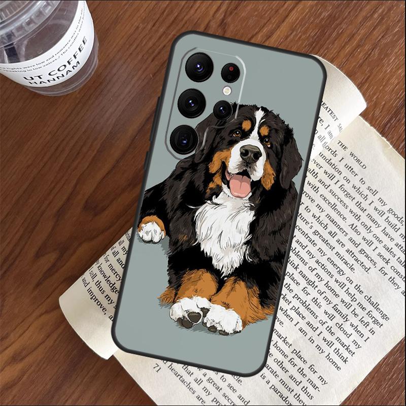 

Bernese Mountain Dog Phone Case For Samsung Galaxy S25 S24 S23 S22 S21 Ultra S9 S10 Plus S20 FE Funda Cover Shell Galaxy S24