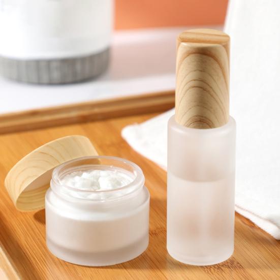 30ml/50ml/80ml/10g/20g/30g Leakproof Multiple Capacities Practical Reusable Frost Travel Cosmetics Bottle Empty Spray Bottle