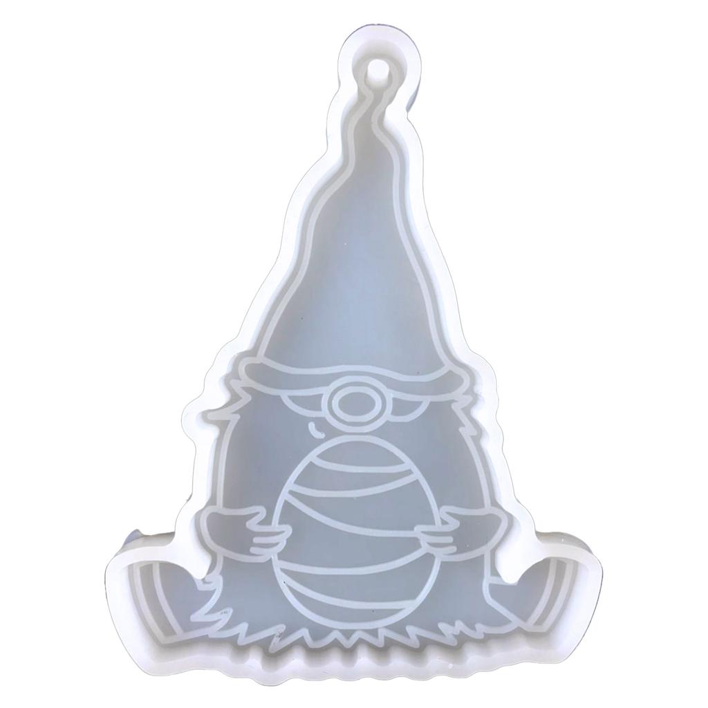 Shiny Glossy Silicone Resin Molds Easter Dwarf Keychain Mold DIY Keychain Pendant Jewelry Epoxy Resin Crafting Molds