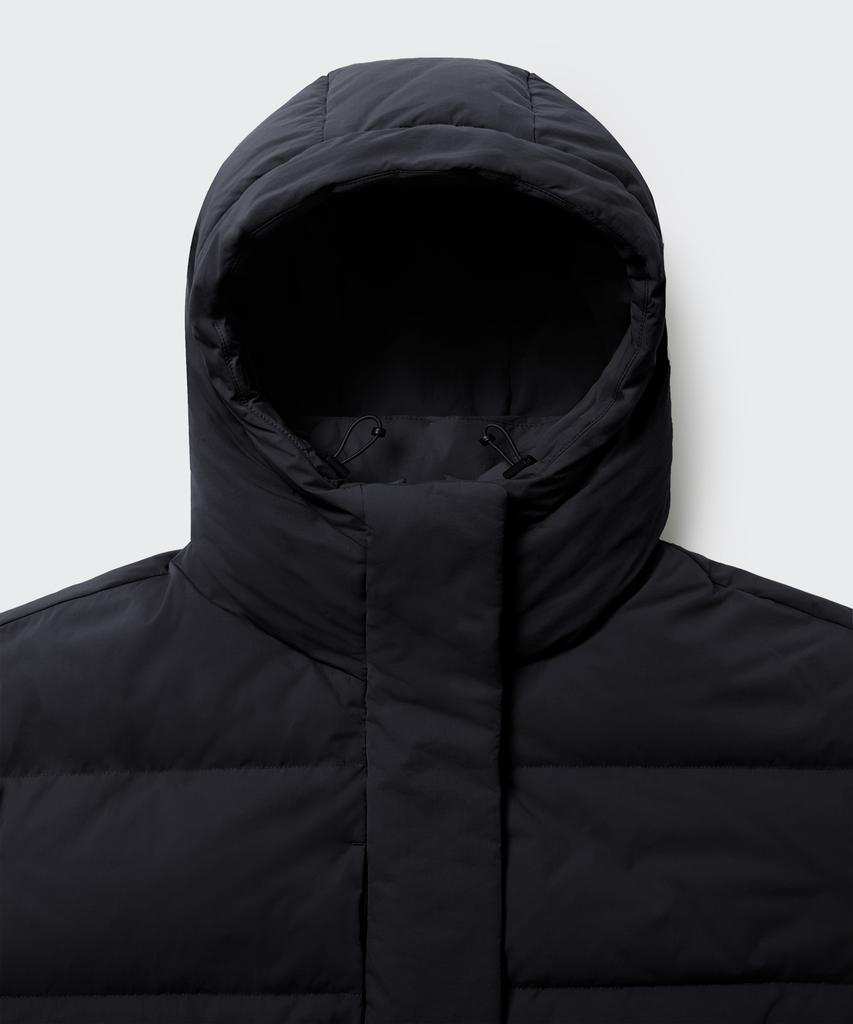 Musinsa Standard Woman Women'S Oversized Hooded Long Down Parka [Black]