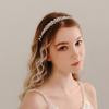 Wedding Bride Jewelry Crystal Headband Baroque Crown Hair Accessories Korean Princess Birthday Pearl Female