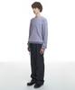 INSILENCE [Insilence X Kkst] Double Pleated Belted Wool Pants Charcoal