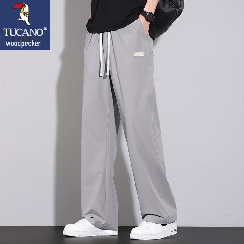 TUCANO Men s Ice Silk Quick-Dry Straight-Leg Pants L