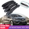 Kohlefaser Türgriffabdeckung Passend für Renault Espace 5 V 2015 2016 2017 2018   Auto Schutzfolie Zubehör Aufkleber