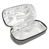 Insulin Cooler Travel Case Portable Waterproof Large Capacity Grey Diabetic Insulated Cooling Bag for Insulin Pen Medication Diabetic Supplies