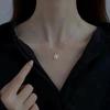 Luxury-lite Necklace, Versatile Collar Chain, Women's Butterfly-style Simple and Elegant Sweater Chain