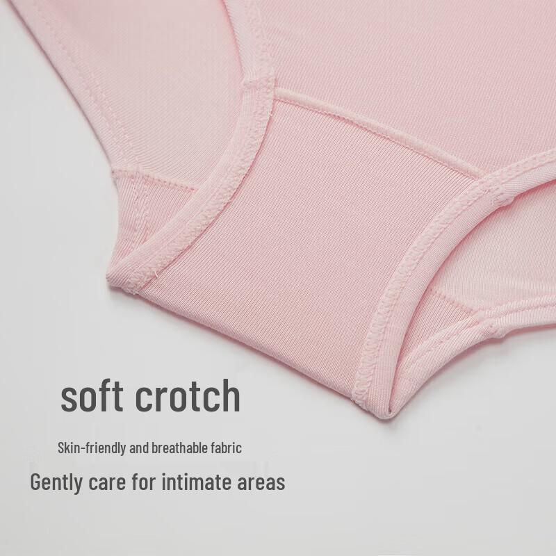 Shuya Women's 40S Tencel Modal Mid-Waist Boxer Briefs 2-Pack