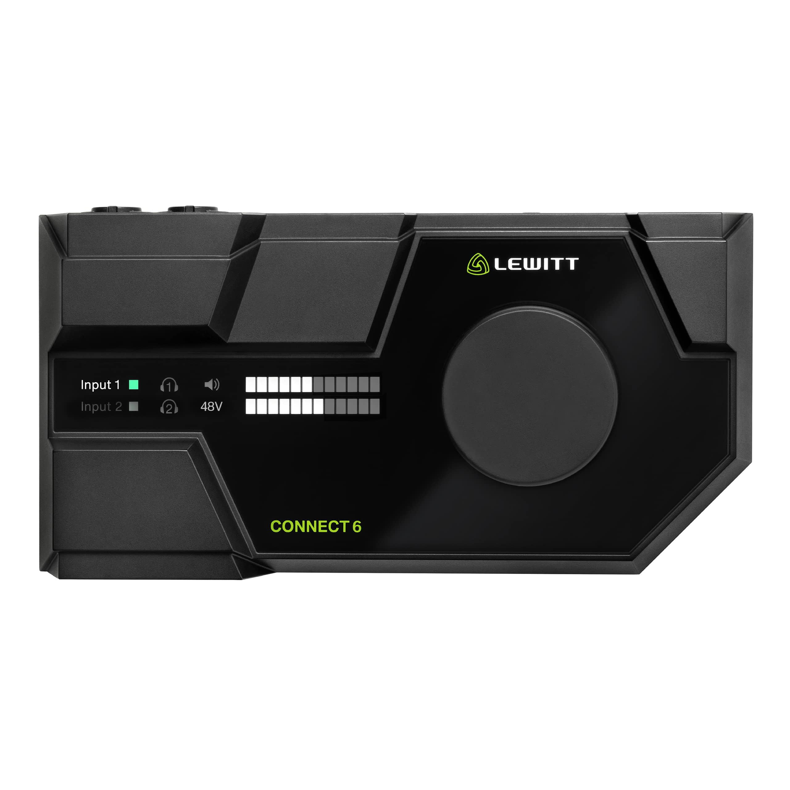 

Lewitt Connect 6 Audio 2 Mic Dual Headphone DSP For Pro Recording Compatible with Android USB-C Interface Preamps, Outputs, Loopback, - Podcasting,