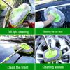 Retractable Chenille Car Wash Mop - Three-Section Wax and Dust Duster Tool