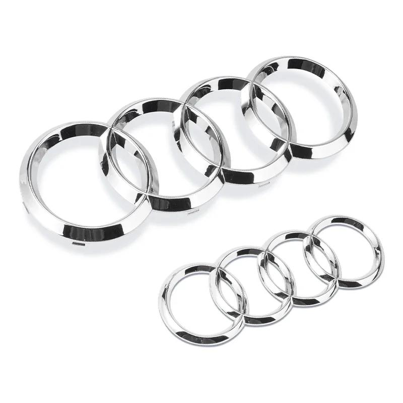 Car Logo Badge Car Front Grille Rear Trunk Lid Emblem Stickers For 4HGIEW A1 A3 A4 A5 A6 A7 S3 S4 S5 S6 RS3 RS4 RS5 RS6 Q3 Q5 Q7