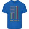Juneteenth EUnisexcipation Day USA Flag Unisexs Light Cotton TShirt