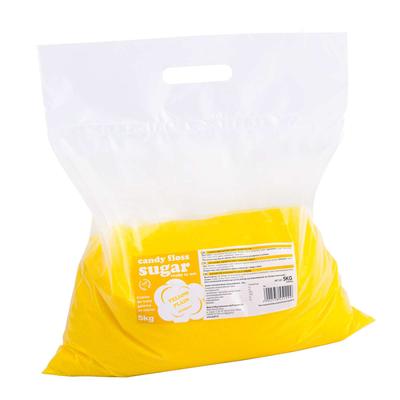 Colored Cotton Candy Sugar, Yellow, Natural Flavor, 5kg