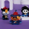 Halloween Ornament Mini Actionfiguren Geist Mikro-Bausteine DIY Kinderspielzeug Halloween-Geschenke