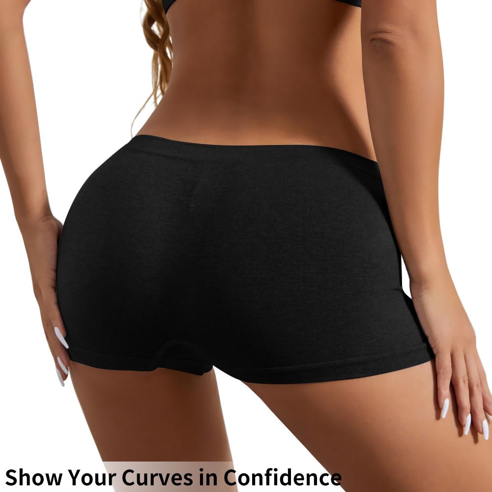 Varsbaby Boyshort Panties for Women, Ladies Underwear Boxer Briefs with Novelty Letter Printed