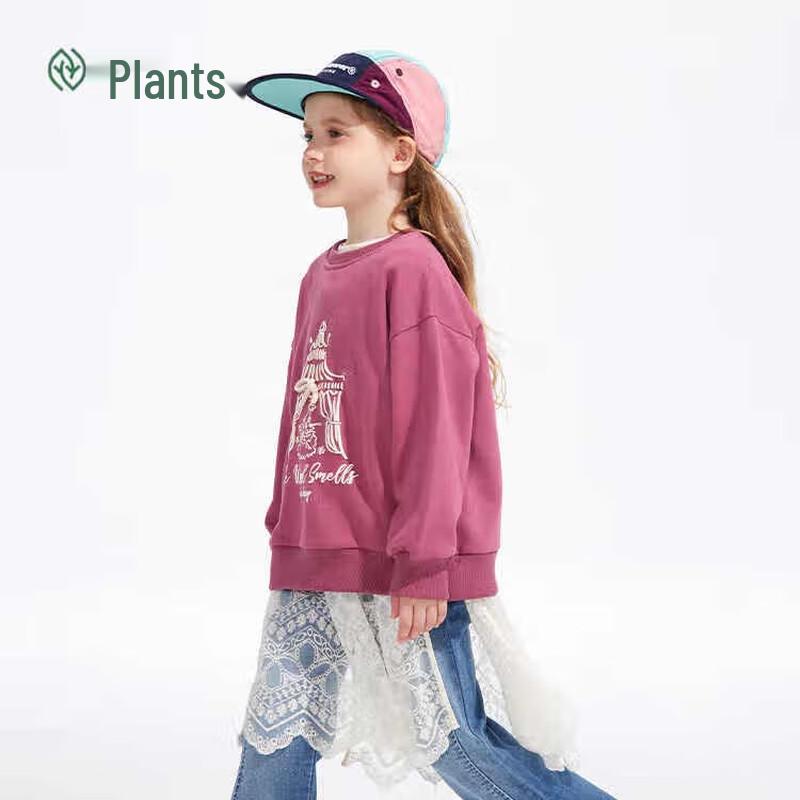 Girls' Cotton Casual Sweatshirt
