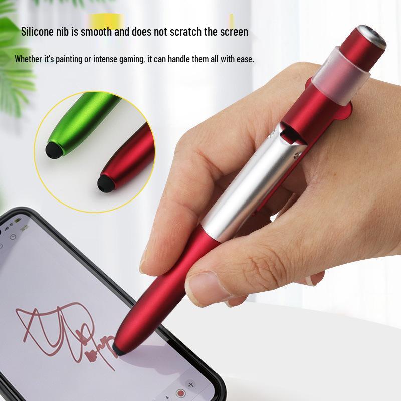 4-in-1 LED Lamp Phone Holder & Touch Screen Ballpoint Pen