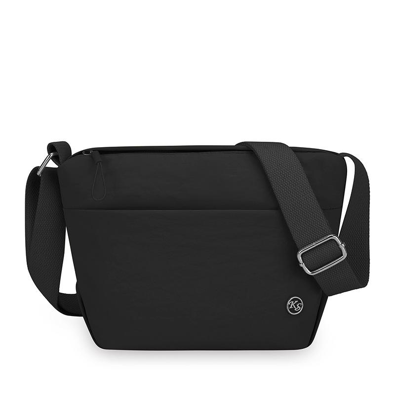 Женская сумка через плечо Маленькая квадратная сумка Водоотталкивающая нейлоновая сумка чёрный