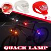 LED Silicone Mountain Bike Front Rear Lights Push Cycle Clip Light