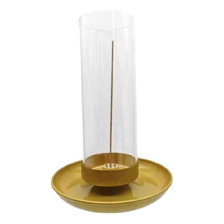 Modern Incenses Burners with Glass Ashes Catcher Anti Ashes Flying Inverted Incenses Stick Holder Stand Home Decors