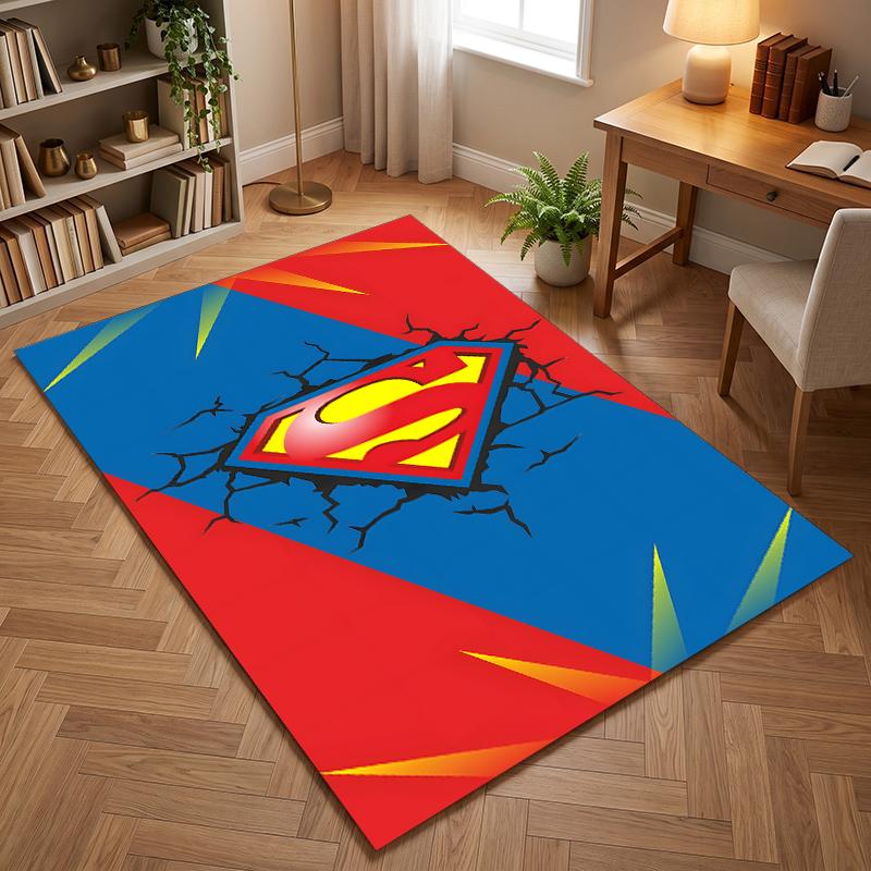Superman (19) Office Carpets Suitable for Living Rooms Bedrooms Offices and Kitchens a Gift for Modern Home Decor