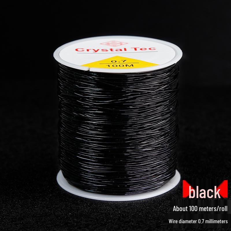 Transparent Elastic Cord for Beading and Jewelry - Wear-resistant, DIY Wenwan, Buddhist Bracelets