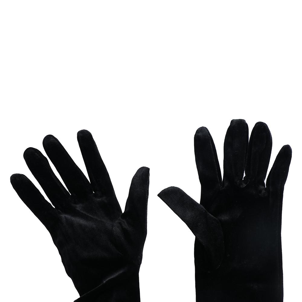 Cosplay Banquet Dinner Dress Autumn Wedding Velvet Long Gloves Etiquette Mittens Women Gloves