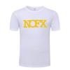 Hudba Punk Rock Trička NOFX Unisex Hip Hop Krátký rukáv O Výstřih Bavlněné Unisex tričko Cool Funny Streetwear Top Tričko Velká velikost Léto