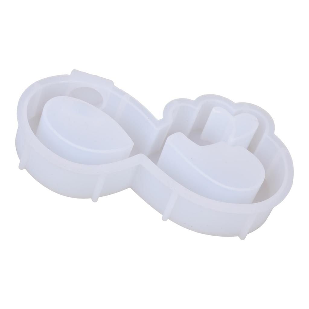 Heart Shaped Resin Silicone Molds for Epoxy Resin, Vase Hydroponic Plant Tube Stand, Flower Holders Home Decoration