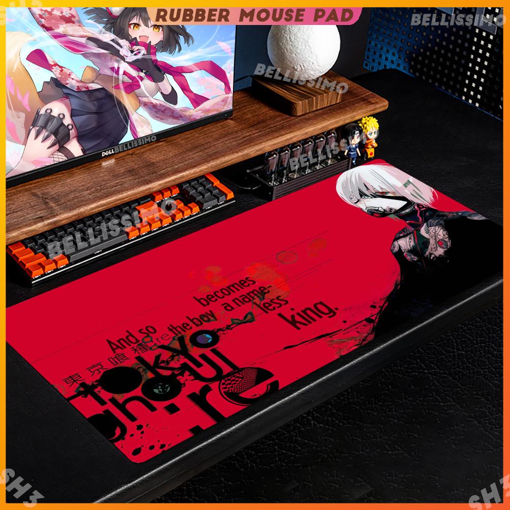 Ttokyo Gghoul Mouse Pad x Rubber Mouse Pad Mouse Stand mm Teclado Gamer Mat Super Big Large Edge Lock Desk Mat