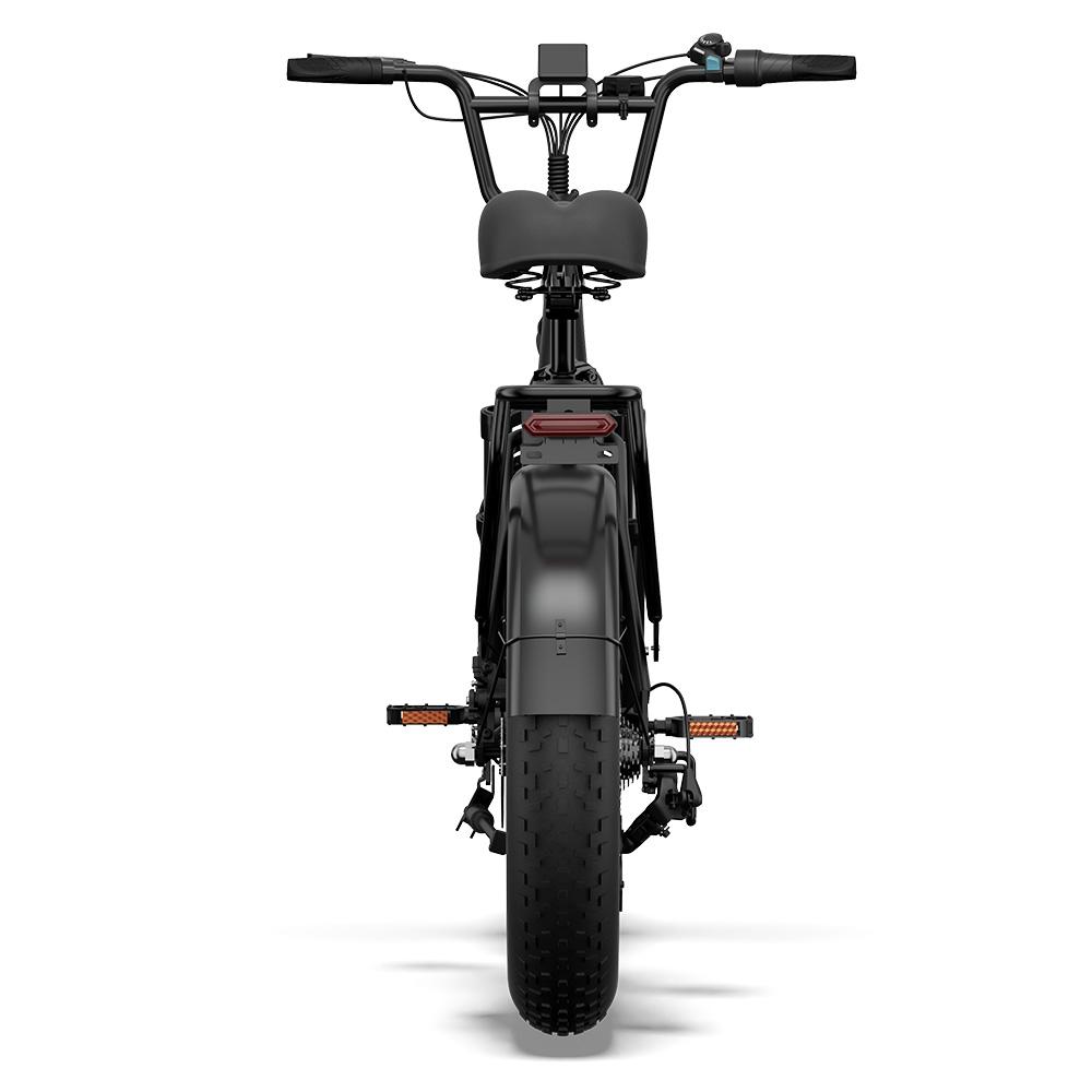 Bicicleta Eléctrica Urlife E26 Pro Motor de 750W Rueda Gruesa de 20" Plegable Bicicleta Eléctrica 7 Velocidades Frenos de Disco Doble 48V 15.6Ah Carga Máxima 120Kg