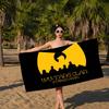WU-T--TANG CLAN Band Große Mikrofaser Strandtücher Schnelltrocknendes Handtuch Sandstrandtücher Poolhandtuch für Reisen Schwimmbad Yoga