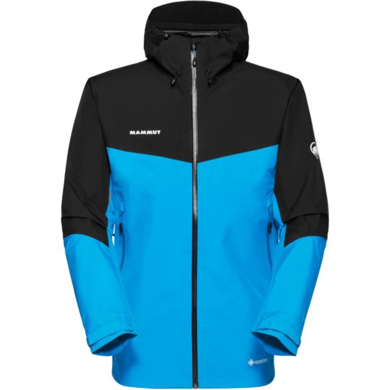 MAMMUT Convey Hiking Waterproof, Windproof, And Breathable Windbreaker Jacket Men's Black 1010-27842